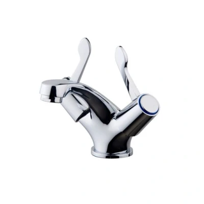 Image of Brown Box Lever Basin Mixer Tap no Waste 101226