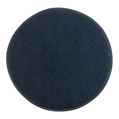 Image of Norfolk Sewing Co Premium Black Towelling 37cm Chefs Pad Loop Aga Range Compatible Single (BLKVH)