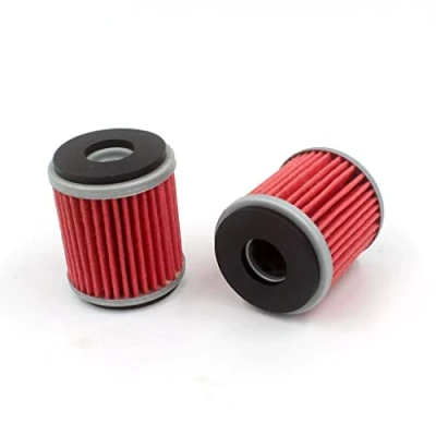 Image of HURI 2 Pack Oil Filter for WR125R / WR125X (2009 to 2016) Rep Hiflofiltro HF141, K&amp;N KN 141, 5TA 13440 00 5YP E3440