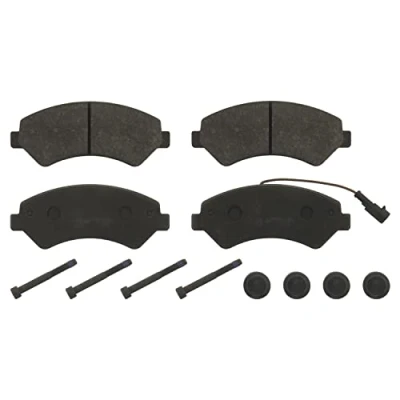 Image of 1611839280, 1612433680, 1612433780, 1623842580, 1623842680 Brake pad set BLUE PRINT ADP154221 PEUGEOT: Boxer Van, Platform / Chassis