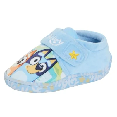 Image of Bluey Infants Slippers Blue 11 UK Child