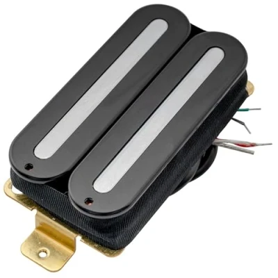 Image of Artec HXTN Super Power Dual Hot Rail Ceramic Humbucker Electric Guitar Bridge Pickup 16.8K, Black