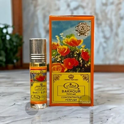 Image of BAKHOUR 6ml Roll on Pefume is an oriental blend of amber, vanilla, woody notes, fruity notes and floral scent for any occasion. Hafsa Arabian Fragrances Lt