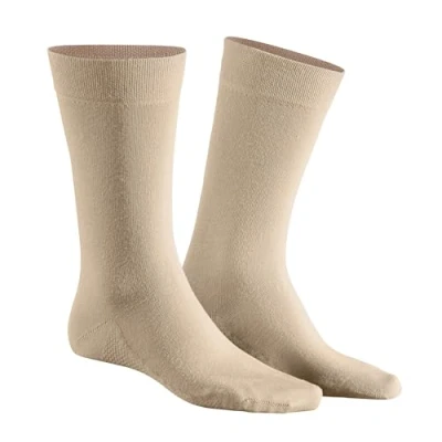Image of Hudson Men&#039;s Relax Cotton Dry Socks, Sisal, 43 46