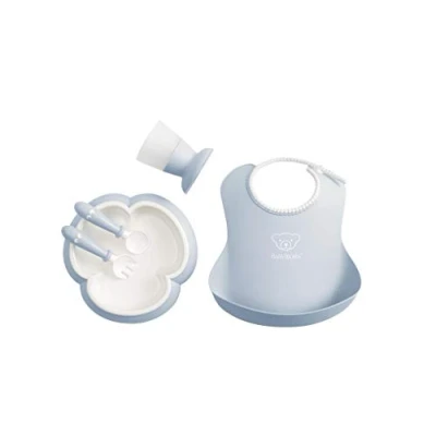 Image of BabyBjörn Baby Dinner Set, 5 pcs, Powder yellow