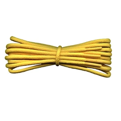 Image of Fabmania Yelllow Round Work Boot Laces 180cm 4mm