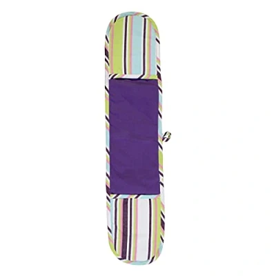 Image of HOMESCAPES Pure Cotton Double Oven Glove Plain Purple 18 x 84 cm Fully Coordinated Washable Kitchen Linen