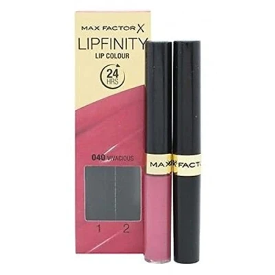 Image of Max Factor Lipfinity 40 Vivacious
