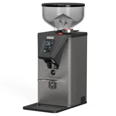 Image of Gaggia MDF 55 Electric Coffee Bean Burr Grinder with Stepless Micrometric Adjustment Aluminium Body