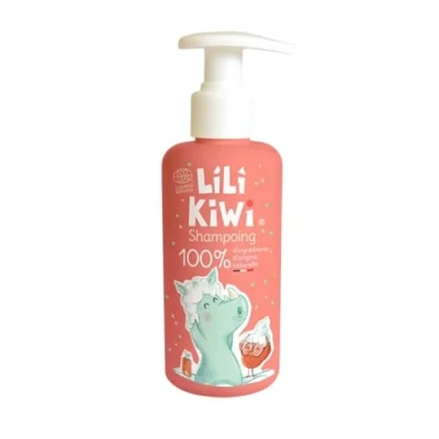 Image of LiliKiwi Natural Mild Foaming Shampoo for Babies &amp; Kids, Tearless, Organic, Safe Sensitive Scalps, Easy Detangling, Sulphate, Preservative Allergen Free, Dermatologically Tested, 150ml