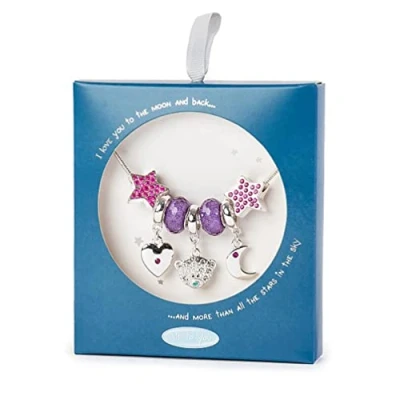 Image of Me to you Tatty Teddy Love the Moon and Back Beaded Bracelet