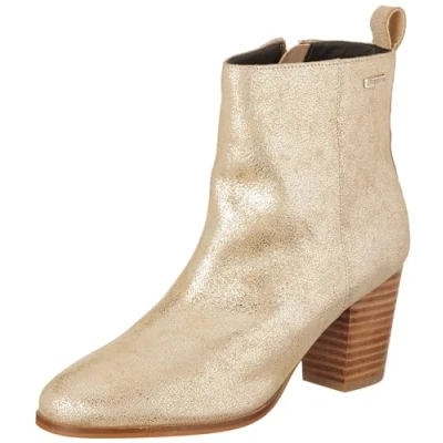 Image of Les Tropéziennes par M Belarbi MELYNE women&#039;s Low Ankle Boots in Gold