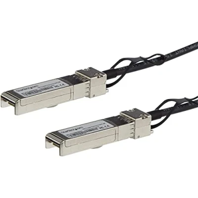 Image of StarTech.com Cisco SFP H10GB CU0 5M Compatible 0.5m 10G SFP+ to Direct Attach Cable Twinax 10GbE Copper DAC 10Gbps Low Power Passive Transceiver Module Firepower ASR9000 (SFPH10GBC05M)