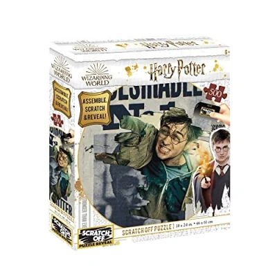 Image of University Games U08568 Harry Potter Wanted Scratch Off Puzzle