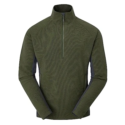Image of Rab Men’s Capacitor Pull On Half Zip Midweight Fleece for Trekking &amp; Climbing Army Medium