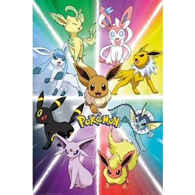 Image of GB eye Pokémon Eevee Evolution 61 x 91.5cm Maxi Poster