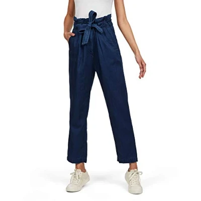 Image of G STAR RAW Women&#039;s Bronson Army Paperbag Trousers, Blue (rinsed D11623 A785 082), 25W / 32L