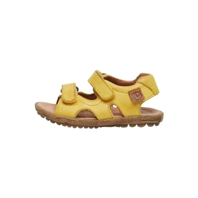 Image of Naturino Sky Leather Sandals Yellow 29