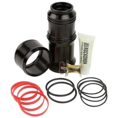 Image of RockShox Air Can Upgrade Kit Megneg (Includes Can,Neg Volume Spacers, Seals, Grease, Oil &amp; Decals) Deluxe/Super Deluxe Shocks: Black 205/230X57.5 65mm