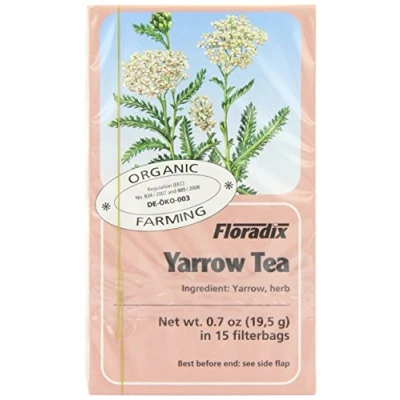 Image of Floradix Yarrow Organic Herbal Tea 15 Filterbags 2 X 15Bag