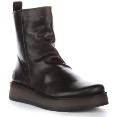 Image of Fly London Women&#039;s RENO053FLY Ankle Boot, Black, 3 UK