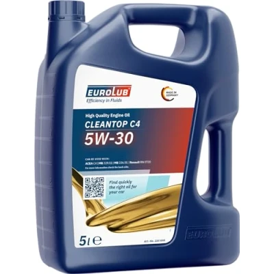 Image of EUROLUB CLEANTOP C4 SAE 5W 30 Engine Oil, 5 Liters