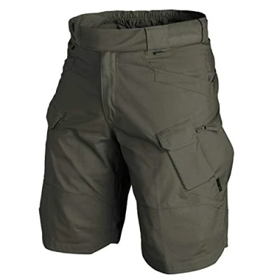 Image of Helikon Tex Urban Tactical Shorts 11 Ripstop Polycotton, mens, TAIGA GREEN, XL/Regular
