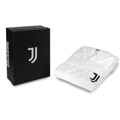 Image of hermet Juventus Bathrobe, Cotton, White, Medium