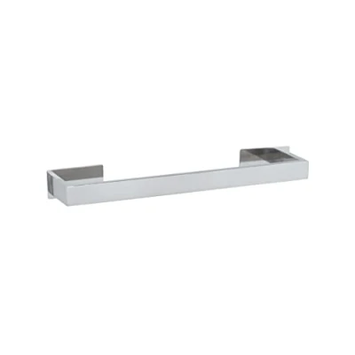 Image of Turbo Loc® UNO Genova Shine Bath Towel Rail 40 cm Stainless Steel for Towels or Attachment without Drilling Rustproof 41 x 4.4 7.6 Glossy