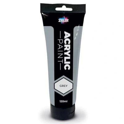 Image of Zieler 120ml Acrylic Paints (Grey)