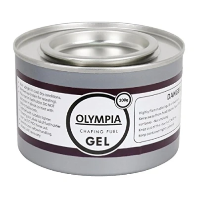 Image of Olympia CE241 Gel Chafing Fuel 2 Hour (Pack of 12), Silver
