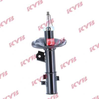 Image of 546501E000, 546501E100 Shock absorber KYB 3330053 Front Axle Left Gas Pressure Twin Tube Suspension Strut Top pin KIA: RIO 2