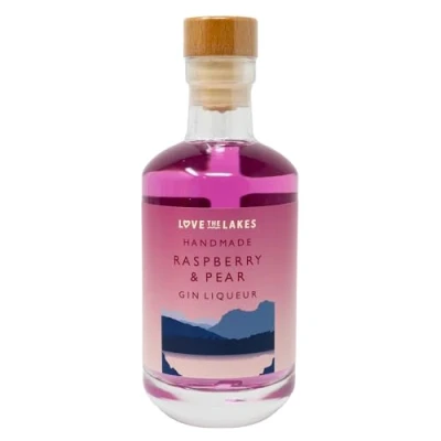 Image of Love the Lakes Raspberry &amp; Pear Gin Liqueur, 20% ABV (20cl)