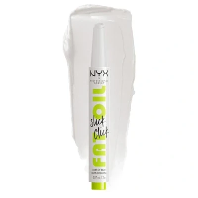 Image of NYX Professional Makeup Fat Oil Slick Click Lip Balm, Everyday Wear Non Sticky Buildable Oil, Going Live