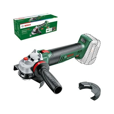 Image of Bosch Home and Garden Cordless Small Angle Grinder AdvancedGrind 18V 80 (Without Battery; 18 Volt System; for Grinding, Cutting, Brushing Sanding of Various Materials; in Carton Packaging)