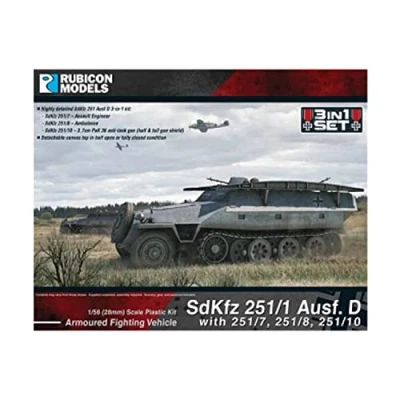 Image of Rubicon Models World War 2 German SdKfz 251/1 Ausf. D (28mm scale) (plastic)