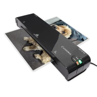 Image of Cathedral Products A4 Laminator with Fast Warm Up &amp; Jam Release Black
