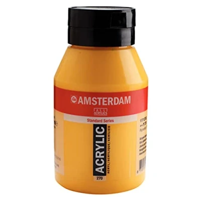Image of Amsterdam Acrylic 1LTR Paint Azo yellow deep