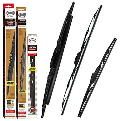 Image of Heyner Exclusive Wiper Blades For Suzuki Swift IV 2010 2016 Spoiler Windscreen Replacement Front And Rear Set HES2118H10HRC