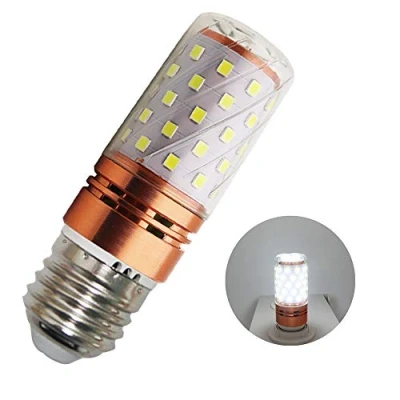 Image of xin da LED Corn Light Bulb E27, 12 W, Equivalent to 120 W Incandescent Bulb, 6000 K Cool White, 1200 lm, CRI&gt;80+, Small Edison Screw, Non Dimmable Candelabra 1 Piece