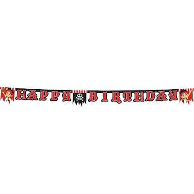 Image of Unique Party 71467 2m Disney Jake and The Neverland Pirates Happy Birthday Banner