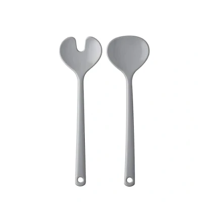 Image of Mepal salad server set Synthesis 2 pcs grey Designer look perfect for combining