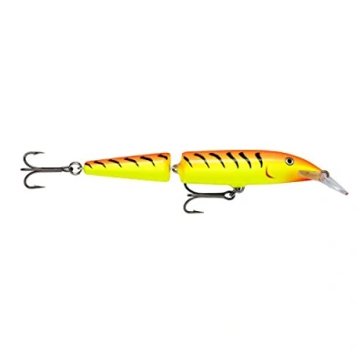 Image of Rapala Jointed Lure with Two No. 2 Hooks, 1.2 4.2 m Swimming Depth, 13 cm Size, Hot Tiger