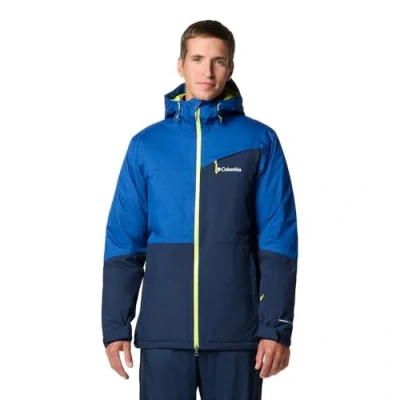 Image of Columbia Men&#039;s Iceberg Point 2 Jacket, Collegiate Navy/Mountain Blue, XL