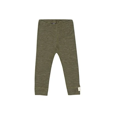 Image of DILLING Baby Long Johns Organic Merino Wool Dark Green Melange 80