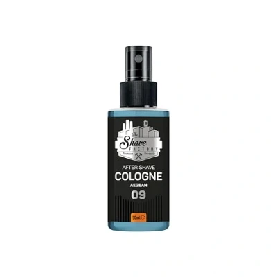 Image of The Shave Factory After Cologne A Fragrant Essence For Impeccable Care Long Lasting Sensation Of Freshness And Comfort (50ML, 09 Aegean)