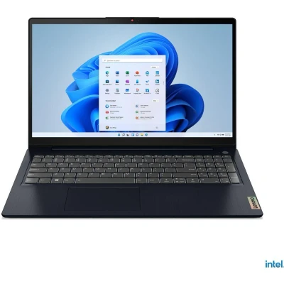 Image of Lenovo IdeaPad 3 15IAU7 15.6 Inch Full HD Laptop Intel Core i3 1215U CPU 8GB DDR4 RAM 128GB M.2 NVMe SSD UHD Graphics Windows 11 Home Abyss Blue