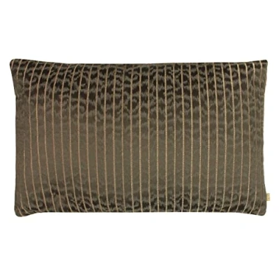 Image of Kai Wrap Caracal Feather Filled Cushion, Polyester, Cotton, Earth