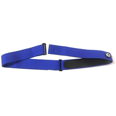 Image of TAOPE Elastic Sport Heart Rate Monitor Adjustable Chest Mount Belt Strap Bands Fitness Equipment for Garmin Wahoo Navy Blue
