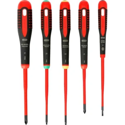 Image of Bahco BE 9871SL ERGO Slim VDE Insulated Screwdriver Set, 5 Piece BAH9871SL